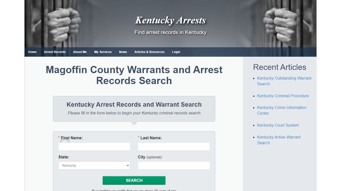 Magoffin County Warrants and Arrest Records Search